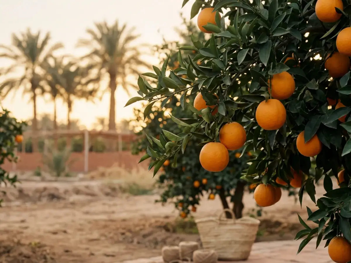 Citrus orchard in Egypt