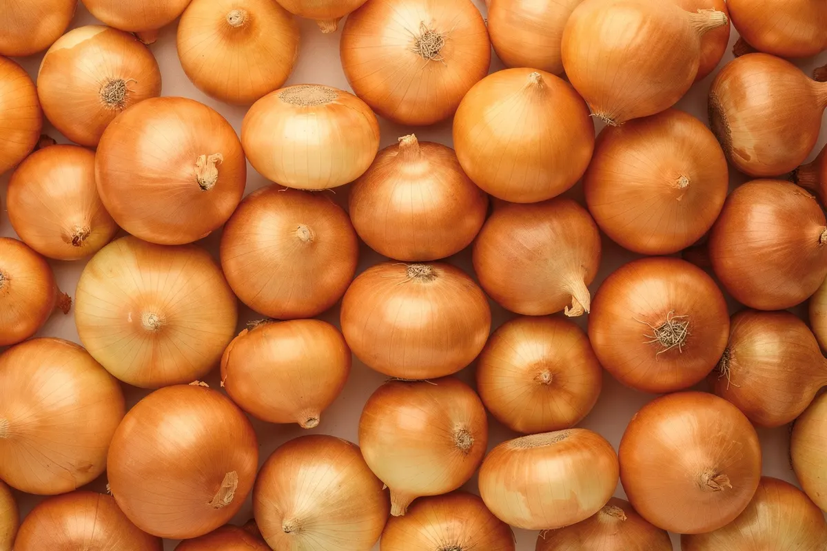 Fresh red onions